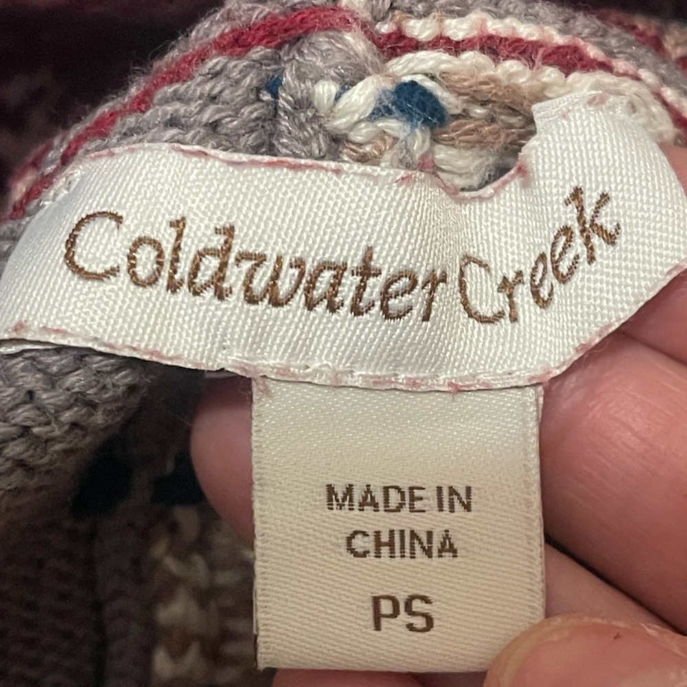 VTG Multicolor Patchwork Cowlneck Tunic Sweater C… - image 11